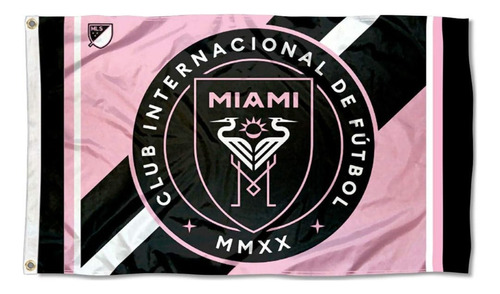 Bandera De Inter De Miami Cf 90 Cm X 60 Cm 