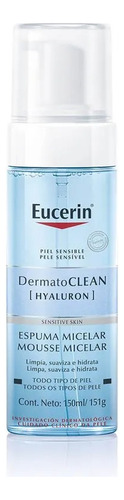 Eucerin Dermatoclean Hyaluron Espuma Micelar Limpieza X150ml