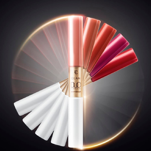 Imagem 5 de 5 de Batom Líquido Glam Duo Clinical Matte Longa Duração