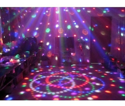 Imagen 4 de 10 de Bola Led Bluetooth Audioritmica Usb Luces Led Dj + Parlante
