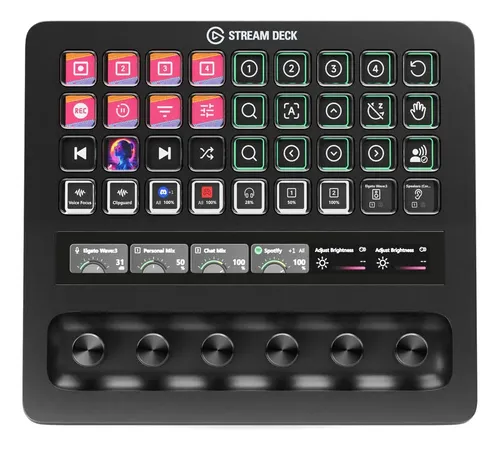 Elgato Stream Deck + Xl 36 Teclado Teclas Lcd Personalizável
