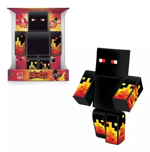 Kit Cartelado Minecraft Bonecos Herois Vingadores Patrulha - SM