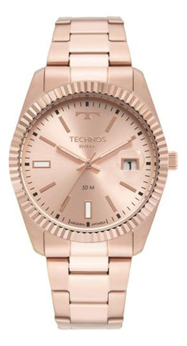 Relógio Feminino Technos Riviera Rosé 2115mze/1t