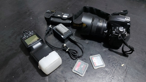 Vendo Kit Nikon D700+flash-usb900-grip-cartões-2 Baterias