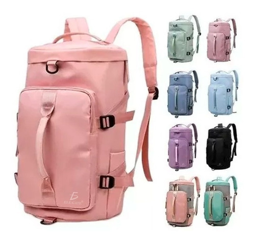 Mochila Compartimento Zapatos, Nadar, Yoga Viaje Impermeable