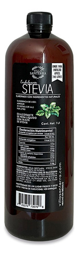 Stevia Líquida Villa Santerra 1l Para Food Service