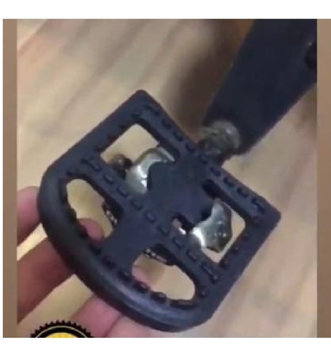 Imagem 5 de 8 de Pedal Bicicleta Plataforma Tipo Shimano Wellgo Clip Encaixe
