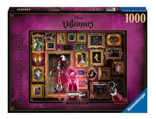 Rompecabezas Ravensburger Villainous Capitán Garfio 1000 Pza