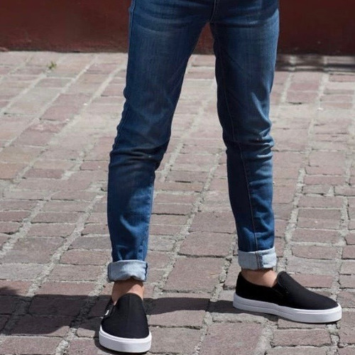 Imagen 6 de 9 de Tenis Negros - Slip On - Unisex - Sin Agujetas, Envio Full