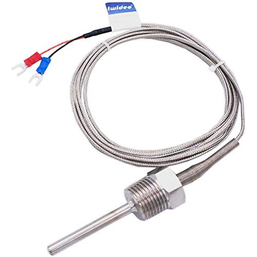 Sensor De Temperatura De Rosca De 1/2 Npt (6x50mm) Con...
