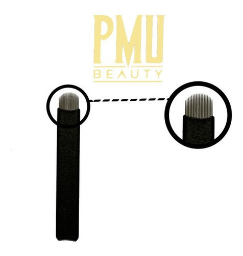50 Lâminas Pmu Beauty 18u 0.15mm Flex Nano Lovbeauty Biotech