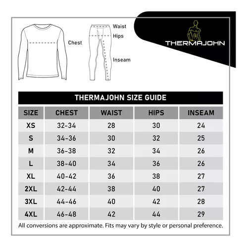 Thermajohn Long Johns - Ropa interior térmica para hombre con forro polar  para clima frío