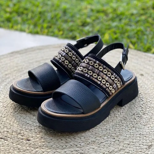 Sandalias Anca Co Mujer Plataforma Baja Moda Urbanas Tea 29.990