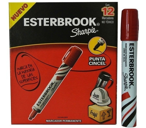 Marcador Esterbrook Sharpie Permanente 12 Pzas Oferta!!!