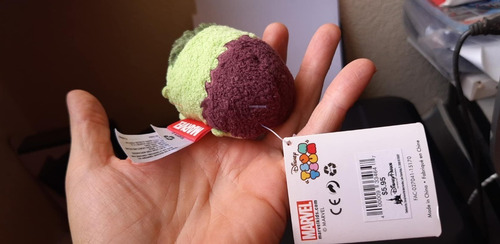 Disney Store Marvel Tsum Tsum Hulk Beanie Plush 5 Cms (Usado)