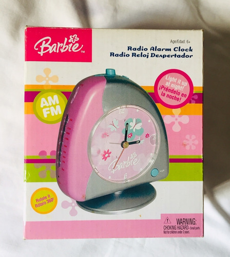 Barbie Radio Reloj Despertador, Am / Fm 