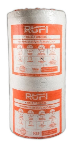 Imagen 1 de 5 de Aislante Membrana Aislante Espuma Desnuda 10mm Isolant Rufi