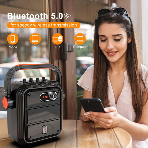Jyx Karaoke Machine Con 2 Micrófonos Inalámbricos, 5200 Mah