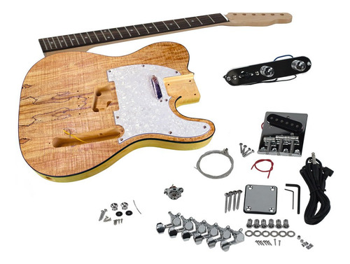 Solo Tck-1sm Diy Kit Guitarra Electrica Tapa Arce