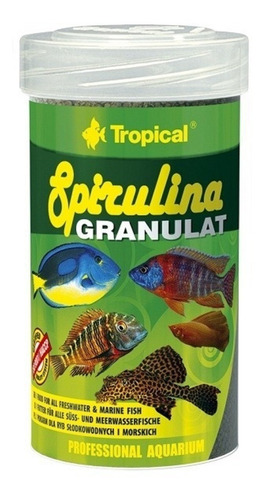 Imagen 1 de 3 de Tropical Alimento Peces Vegetal Spirulina Granulada 110g