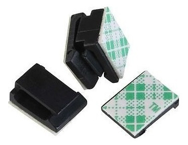100pcs Adhesivas Clips Gota Abrazadera Cable Tie Portacable