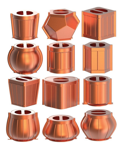 Molde Maceta Cemento Nº14 (1u) + Nº16 (2u) Para Elegir