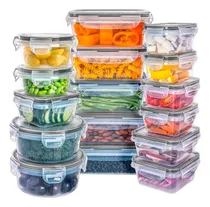 Comprar Set De Recipientes Croix Herméticos Apilables X16 Unidades