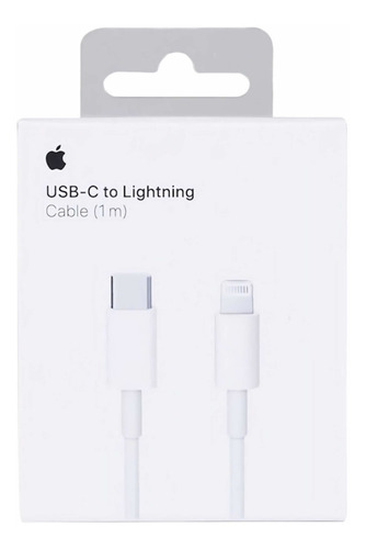 Cable Apple (1m) Usb-c A Lightning - Carga Rápida 20w