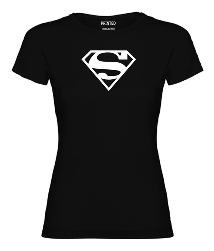 Polera Mujer Estampada Superman