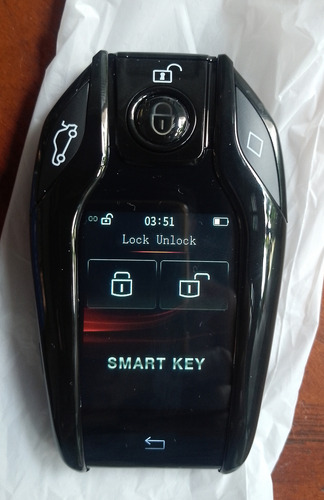 Llave Smart Lcd Para Carros Y Alarma Con Botón De Encendido