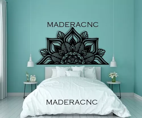 Cuadro Decorativo Mandala Madera, Decoración Moderna Sala y Paredes