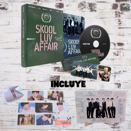 Bts - Album Skool Luv Affair + Obsequios Bts Original