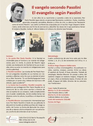 Libro Seminario Pasolini