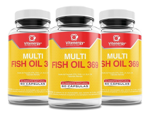 Omega Multi Fish Oil 3 6 9  Premium -  Epa/dha -  Pack X 3  