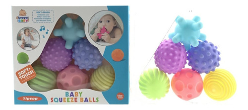 Pelotas Sensoriales Montessori Para Bebe (km1866b)