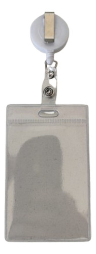 Porta Tarjeta / Credencial Vertical Yoyó Extensible X 20u.