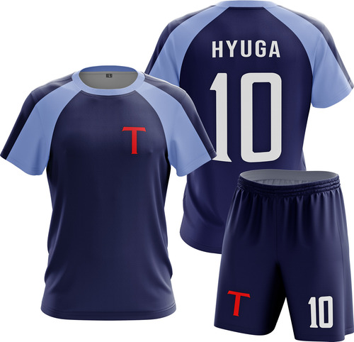 Camiseta Conjunto Steve Hyuga Super Campeones - Remeras 5145