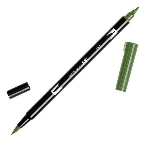 Caneta Marcador Artistico Dual Brush Tombow 177 Dark Jade