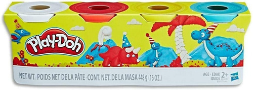 Play Doh 4 Pack Colores Clasicos Juguetes Original Hasbro