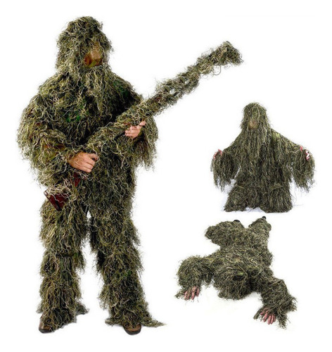 Traje De Camuflaje De Francotirador Para Niños, Ropa Ghillie