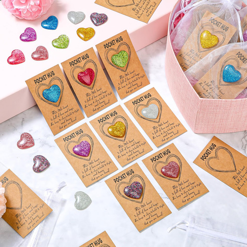 Juego De Fichas Pocket Hug Motiskyy, 24 Piedras En Forma De