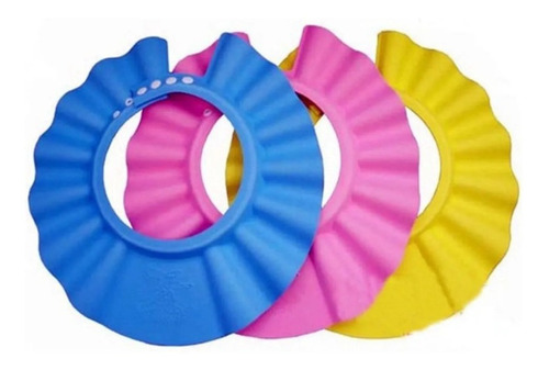 Gorro Visera Protector Baño Ducha Bebes Niñxs Ajustable 