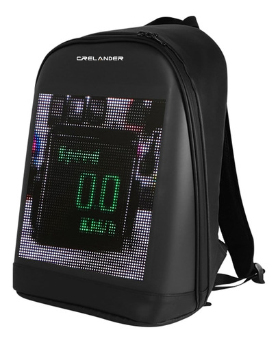 Crelander Mochila Para Portátil, Mochila Impermeable, Led De