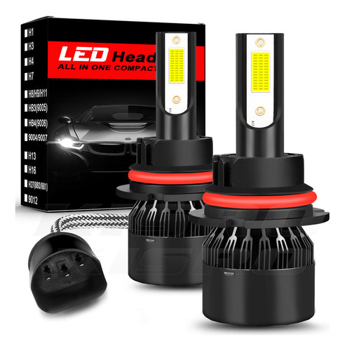Para Cd Faros Delanteros Led 9007 De Alta Y Baja Intensidad
