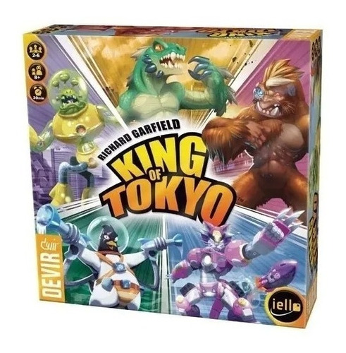 King Of Tokyo Ed. Nueva - Juego De Mesa - Español + Envío !