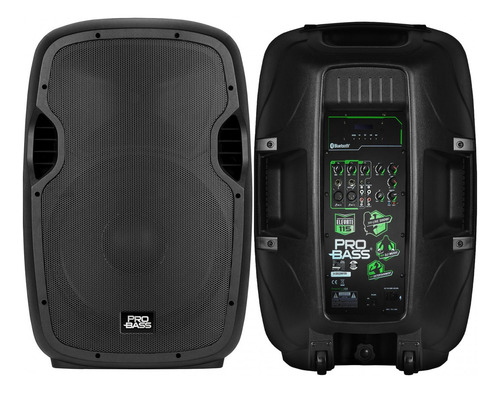 Imagen 2 de 10 de Caja Bafle Potenciada Lexsen Cross Lp15 250w Eq Xlr Rca Plug