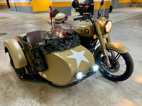 Royal Enfield Classic 350 Sidecar Militar