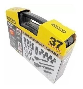 Autocle 3/8-1/4 Con 37 Pzas Cromo Negro 87-320 Stanley