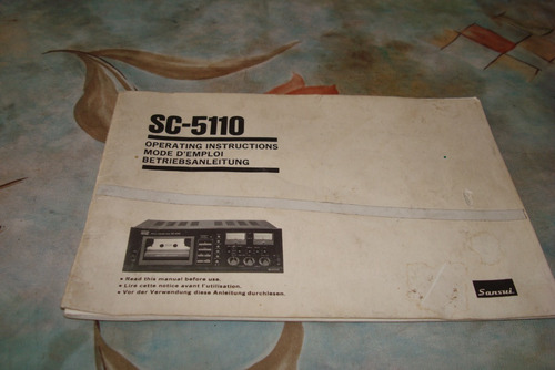 Deck Sansui Sc5110 (Usado)