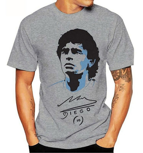 Camiseta De Impresión Diego Armando Maradona